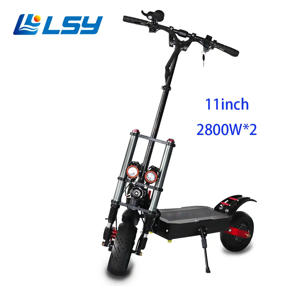 2020 high quality 11 inch Folding 5600w Two Wheel Adult electric scooter dual motor electric scooters