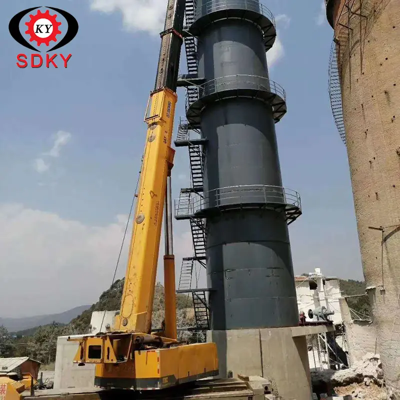 China Quick Lime Plant Low Price 100-400TPD Vertical Shaft Lime Kiln