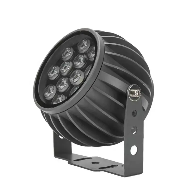 DMX программируемый садовый прожектор RGB, ландшафтный светильник 6 Вт 9 Вт 12 Вт 15 Вт 18 Вт, светодиодный уличный прожектор RGB IP65