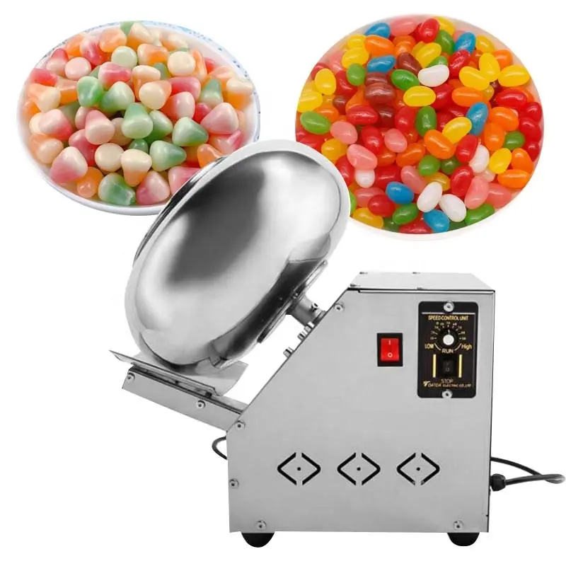 Top Quality Commercial Industrial Automatic Sugar Coating Machine Mini Chocolate Dragee Machine