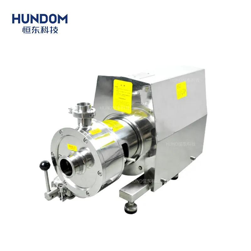 Single Stage in-line high shear homogenizer mixer emulsifying mixing equipment