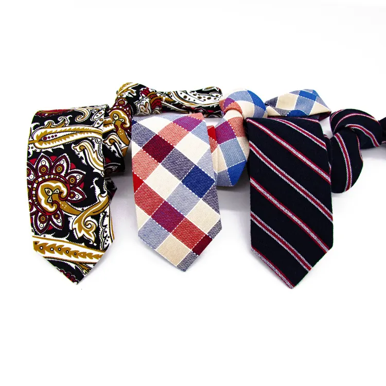 2022 wholesale custom logo men ties luxury formal suit business gift packaging cotton tie