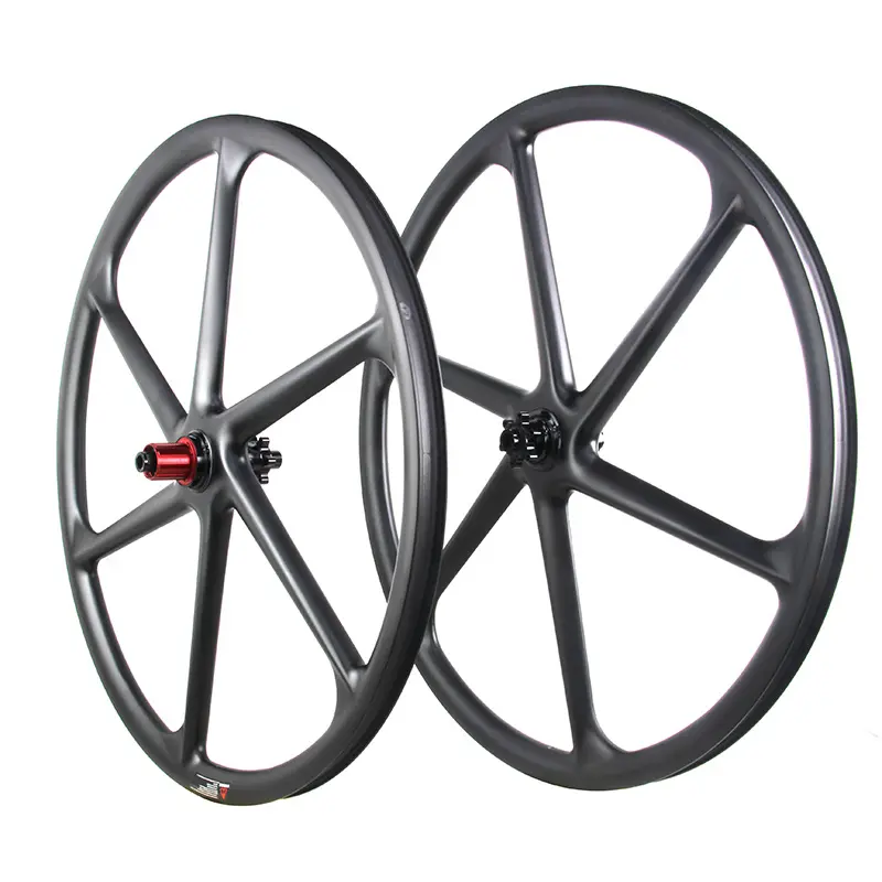 Lightcarbon 6-Spoke Carbon Wheels for 29er Mountain MTB Bikes and e-bike