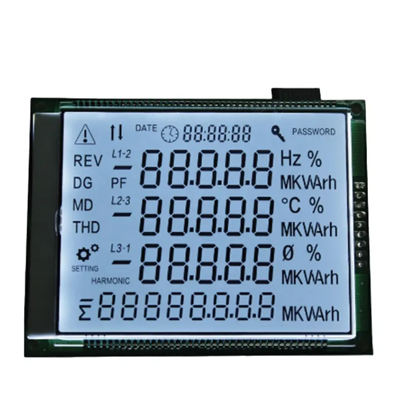 ЖК-экран с завода Shenzhen, красивые цвета, 2, 4, 6, 7, пользовательский сегмент с измерителем, весы, цифровая панель, ЖК-модуль