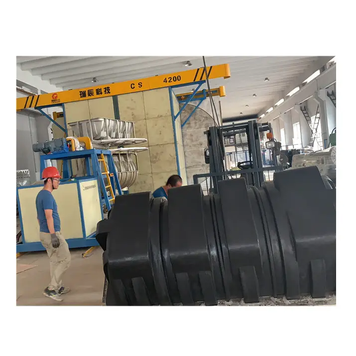 high rotomolding technology shuttle style rotational moulding machine for plastic float and buoy