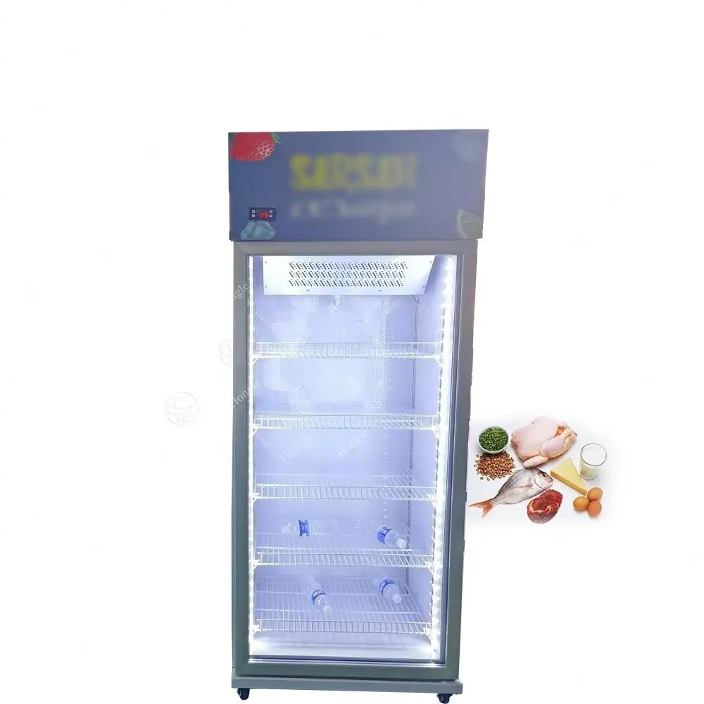 Охладитель для вареной пищи/холодильник дисплей Ganzo яйцо мороженое Холодильный шкаф