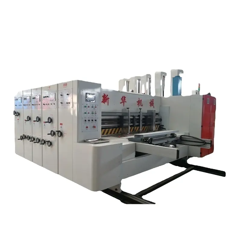 Automatic Flexo Carton Printer Slotter Cartoning Machine Small Carton Box Packing