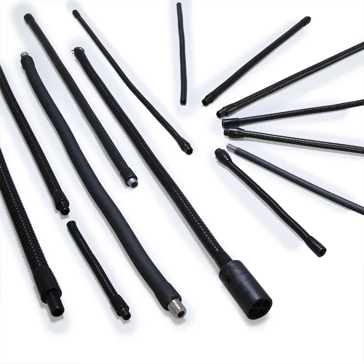 Black Arm gooseneck Tubing metal black coated flexible gooseneck Hardware For Microphone