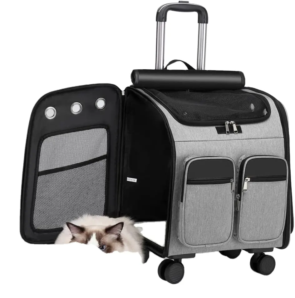 Авиакомпания одобрила перевозку для домашних животных со съемными колесами оксфордская тележка для путешествий по выходным дням
