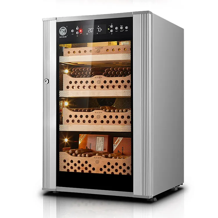 Cigar Humider Cooler 118 Liter Electric Cigar Cooling Cabinet Heat Cooler Humidity Control