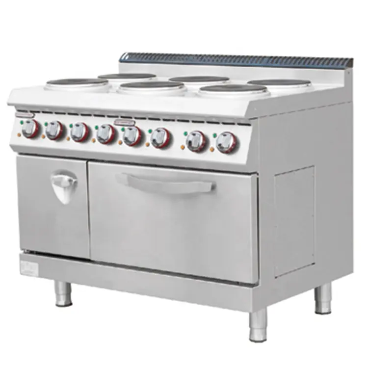 Коммерческое кухонное оборудование ss #304 электрическая плита с 4 горелками
