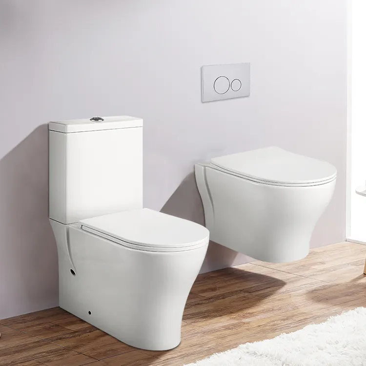 High quality modern design two piece toilet women bidet ceramic bathroom sanitary ware suite