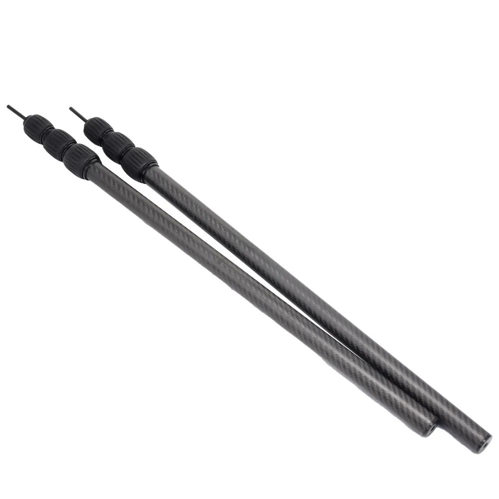 Adjustable OEM Multi-sections Extension 3k Carbon Fiber Telescopic Pole Lightweight Carbon Fiber Telescopic Pole 5 Metre