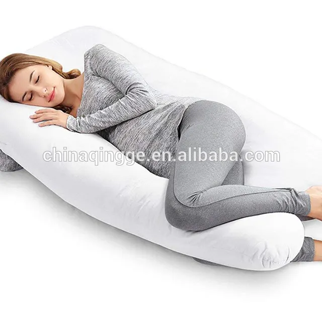 Full Pregnancy Pillow Maternity Body Pillow for Back Pain Relief and Side Sleeping