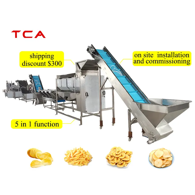 China supplier potato processing machinery potato french fires making machine