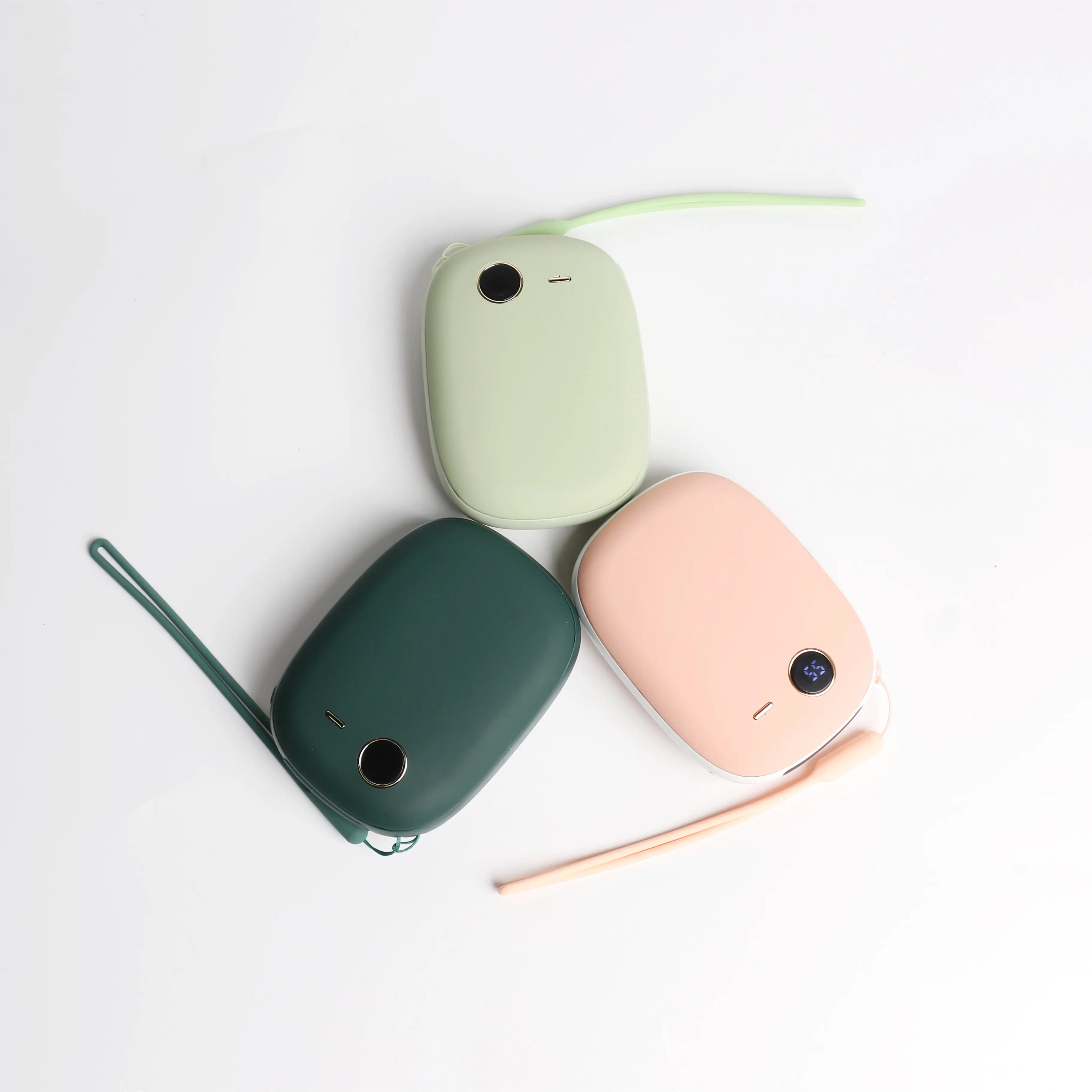 New Arrivals Clover Portable Hand Warmers Rechargeable Hand Warmer Power Bank Logo Customization