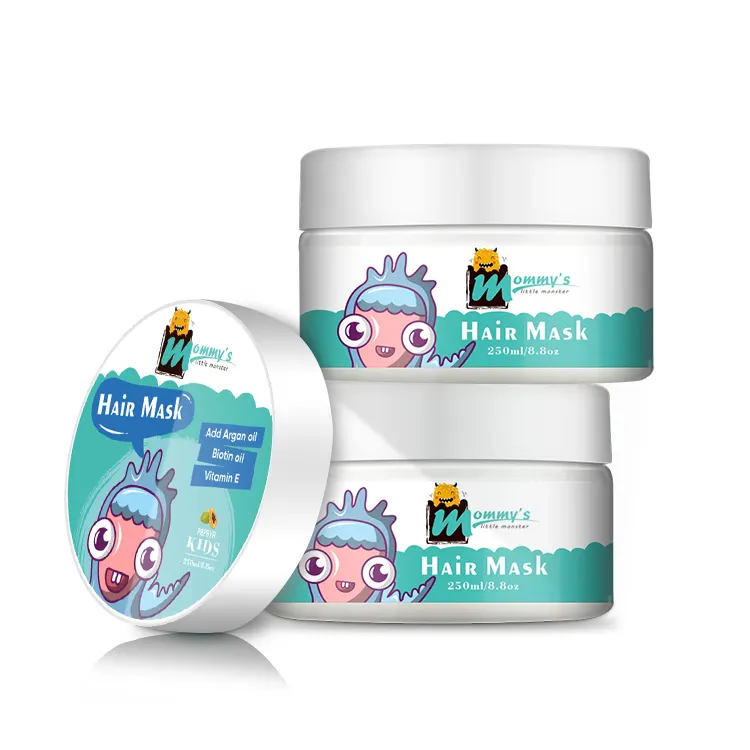 MOMMY'S LITTLE MONSTER Sultfate Free Boitin Organic Hair Mask Treatment Keratin For Curly Hair