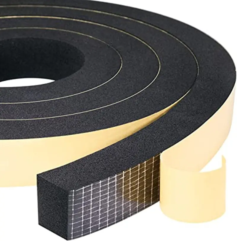 JYD  Thicken Self Adhesive Foam Tape Door Sealing Strip Noise Insulation Anti-Collision Window Super Strong EVA Single Side Seal