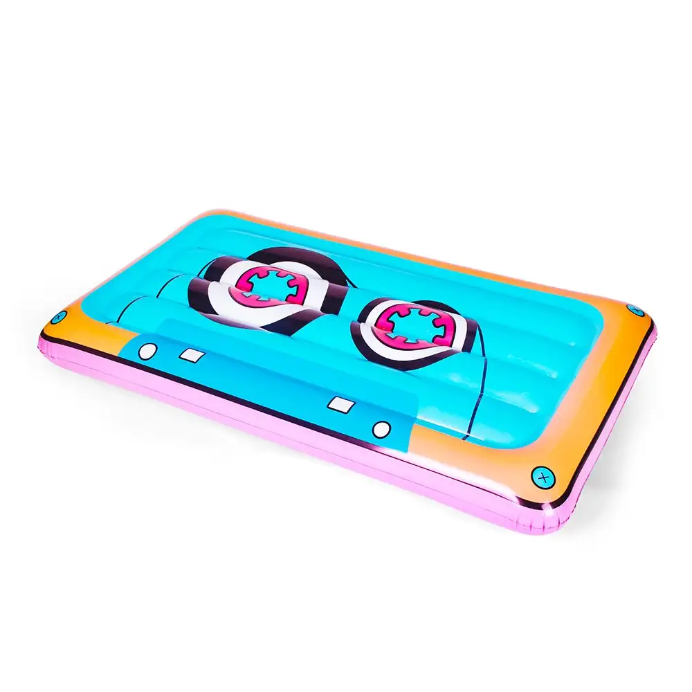 Inflatable Cassette tape pool Float Hiphop old school style water float toys Tape float party toys