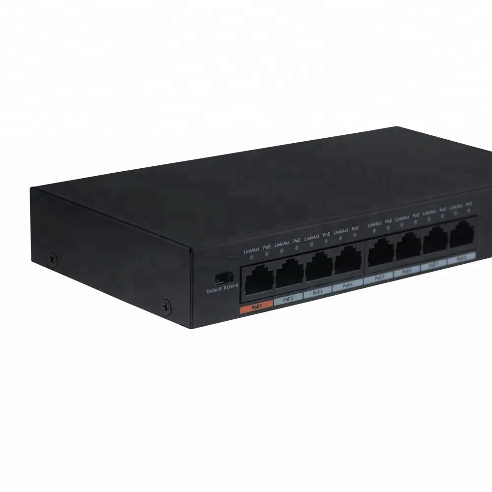 Коммутатор питания через Ethernet S1500C-8ET1ET-DPWR 8CH Ethernet Поддержка 802,3 Hi-PoE питания 8-канальный сетевой видеорегистратор для 16ти-канального видеорегистратора 24 канала коммутатор питания через Ethernet
