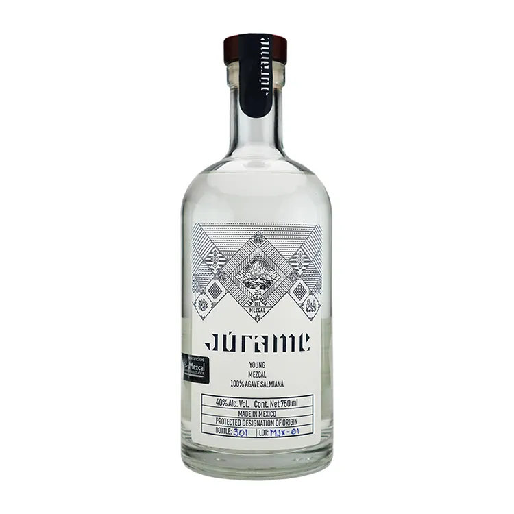 Mexico Famous Distlled Alcoholic Beverage 40% Mezcal Jurame joven 750 ml
