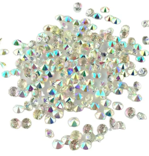 Clear Acrylic Diamond Confetti 4.5mmAB For Wedding Decoration Table Scatters