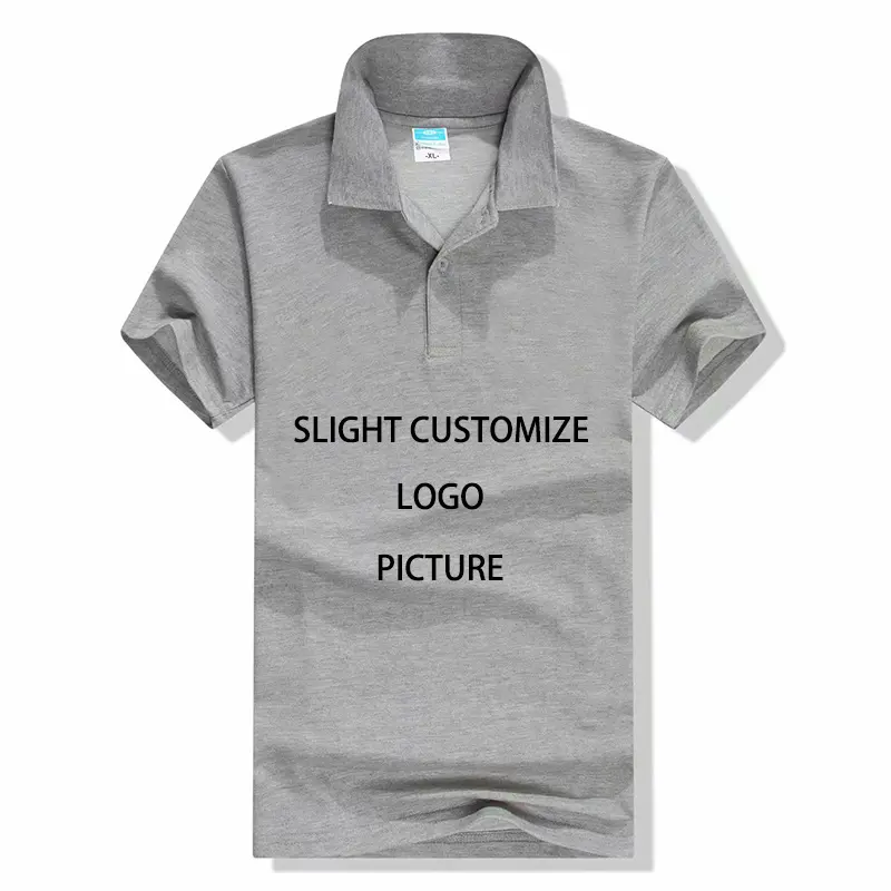 [Free Sample] ODM Men POLO shirts Apparel Logo Design Services Men Summer POLO sweatshirts Slight Customize