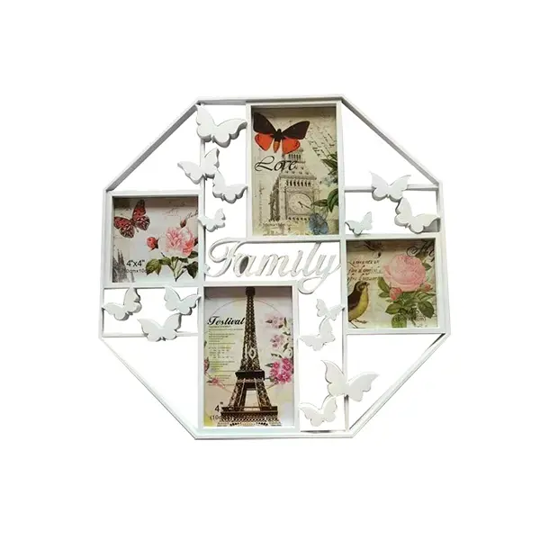 Decorative Photo Frame Home Decorative Picture Art Family Combination Photo Frame PS Warm Design Photo Frame