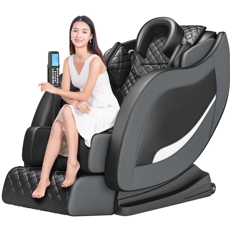 Модный Музыкальный Электрический полноразмерный массажер 4d с нулевой гравитацией, роскошный шиацу сенсорный массажный стул, цена