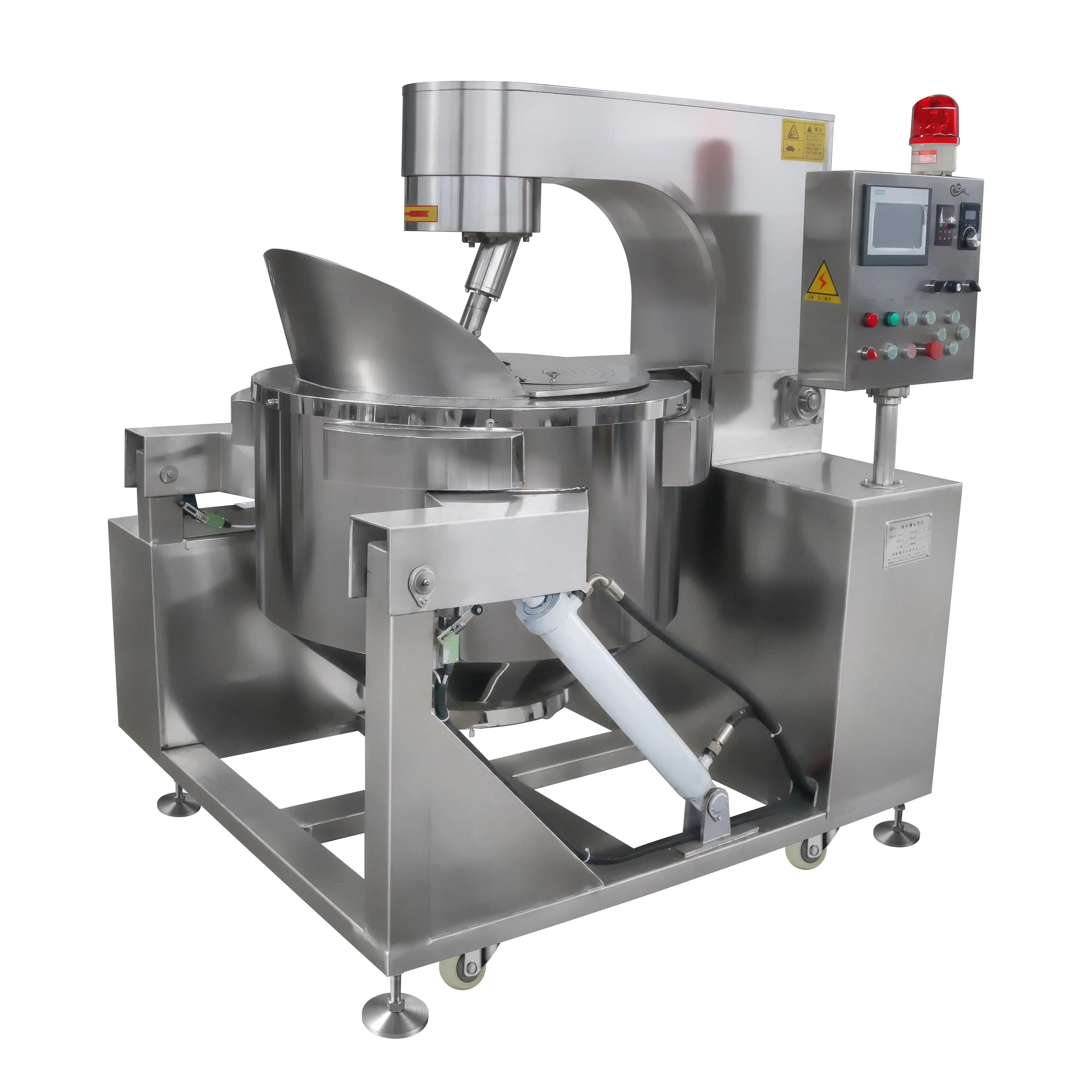 LONEZE 75kg/h output automatic industrial commercial elecctromagnetic popcorn machine with various flavour popcorn