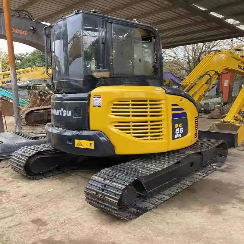 Used Excavator Japanese original exclusive PC55MR grade used Komatsu 5.5TON mini excavator hydraulic crawler used excavator PC55