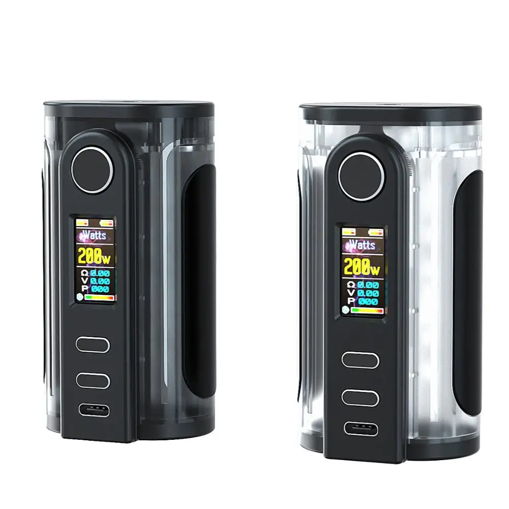 Hot Selling ULTRONER Gaea 200W Box Mod ABS Transparents Frosted SEVO Chipset