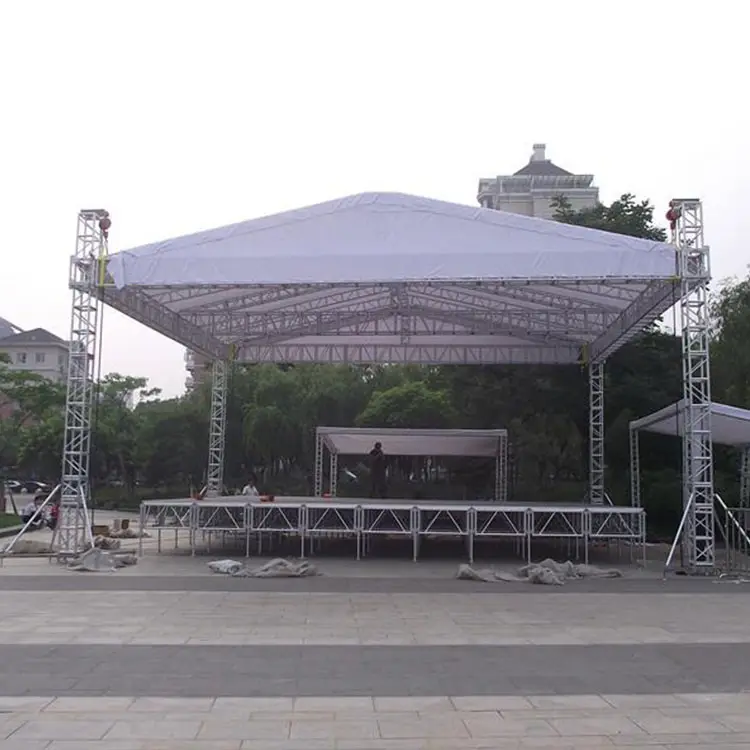 300x300mm light weight heavy loading aluminum lighting stage roof truss for DJ line array screems