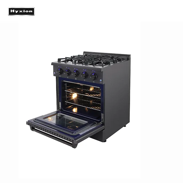 Stainless Steel 36 Inch Electric Range With Grill Top Gas Stove Burner Range