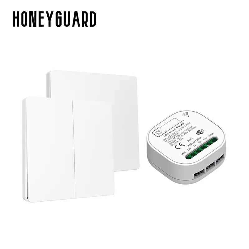 HONEYGUARD HLC002 Mini Wifi Tuya Smart Switch 16A модуль выключателя умного дома Автоматизация жизни приложение таймер настенный выключатель