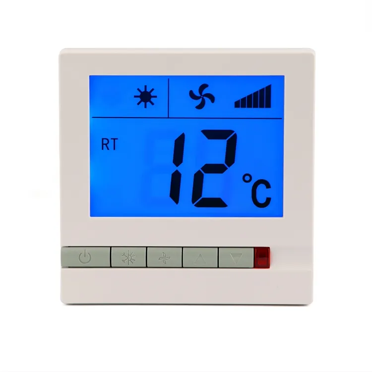 Digital Fan Coil Unit Temperature Controller Remote Control Thermostat