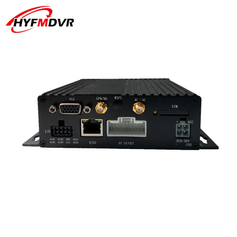 HYF AHD 1080P Blackbox MDVR 4 канала SD карты мониторинга Мобильный DVR с GPS 3G 4G для фургона прицеп автомобиль такси RV грузовик школьный автобус