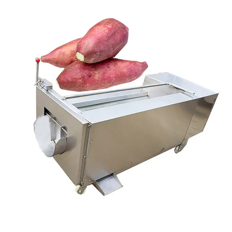 Automatic Fruit And Vegetable Brush Washing peeling Machine Date Apple Cleaning Ginger Peeler Potato Washer Price