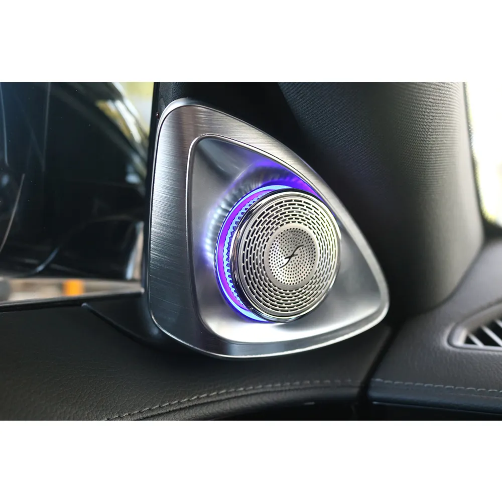 2021 Latest Launch 4D Rotating Tweeter Speaker With 64 Color Ambient Light Car Audio Speakers For Mercedes S-class W223
