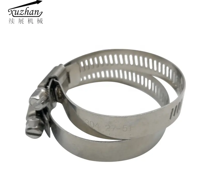 Iron Galvanization 201 304 SS American Hose Clamp Pipe Clamp