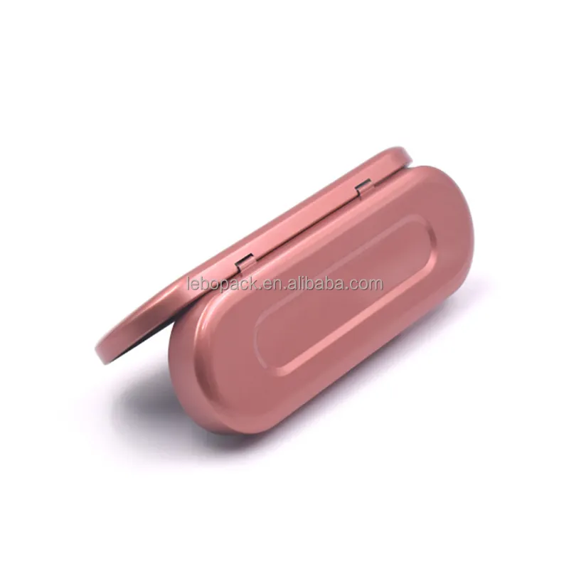 Empty Plain Silver And Rose Gold Metal Tin Pencil Case Wholesale