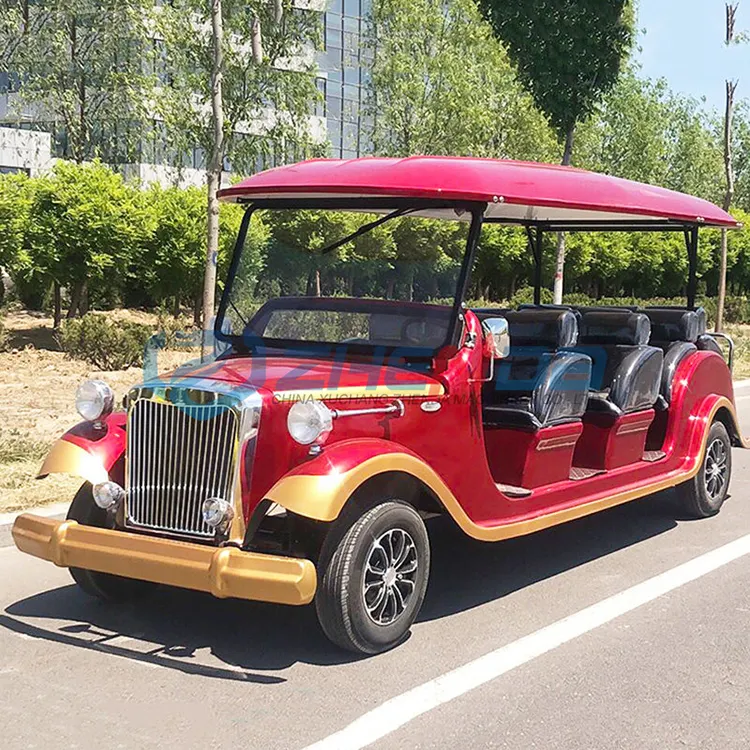 Best price electric retro classic car/12 Seat Electric Golf Cart for Sightseeing