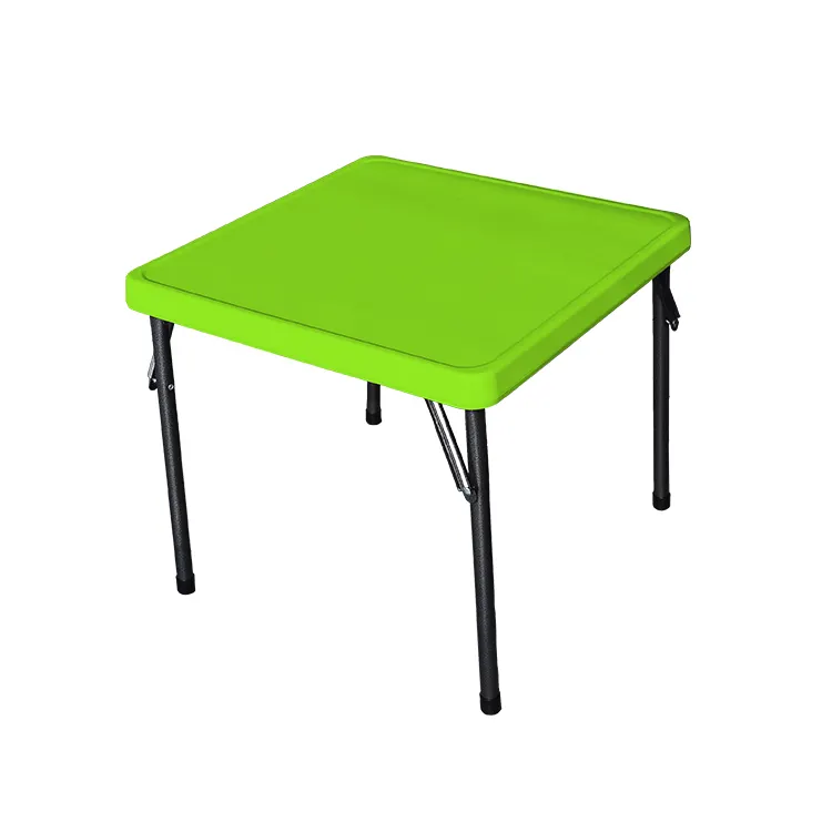 KTK оптовая продажа OEM красочный обеденный квадратный пластиковый складной стол и стул для детей