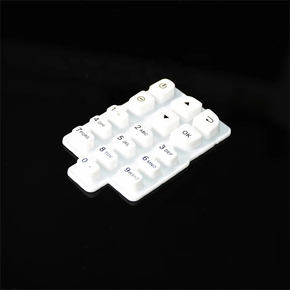 Rubber Silicone Button Custom Silicone Keyboard Conductive Silicon Rubber Buttons Keyboard Rubber Button In China