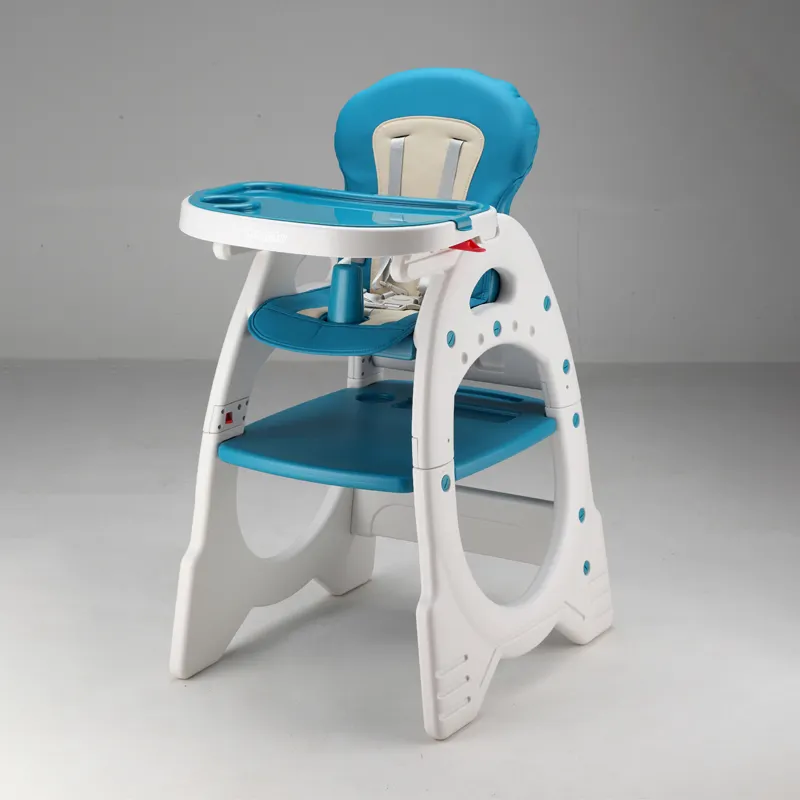Детский высокий стул 3 в 1, Многофункциональный пластиковый стул, детский обеденный стул с рокером