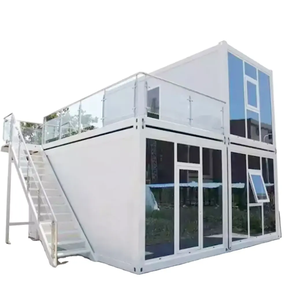 Detachable Three Bedroom Prefab Expendable Prefabricated Flat Pack Container House