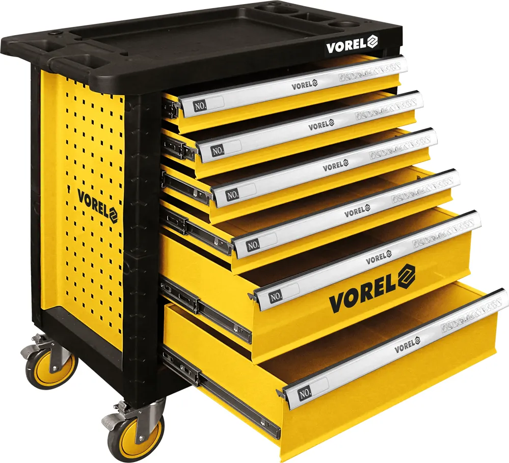 VOREL новый дизайн, ручные инструменты для хранения в роликовом шкафу, ящик для инструментов 58539