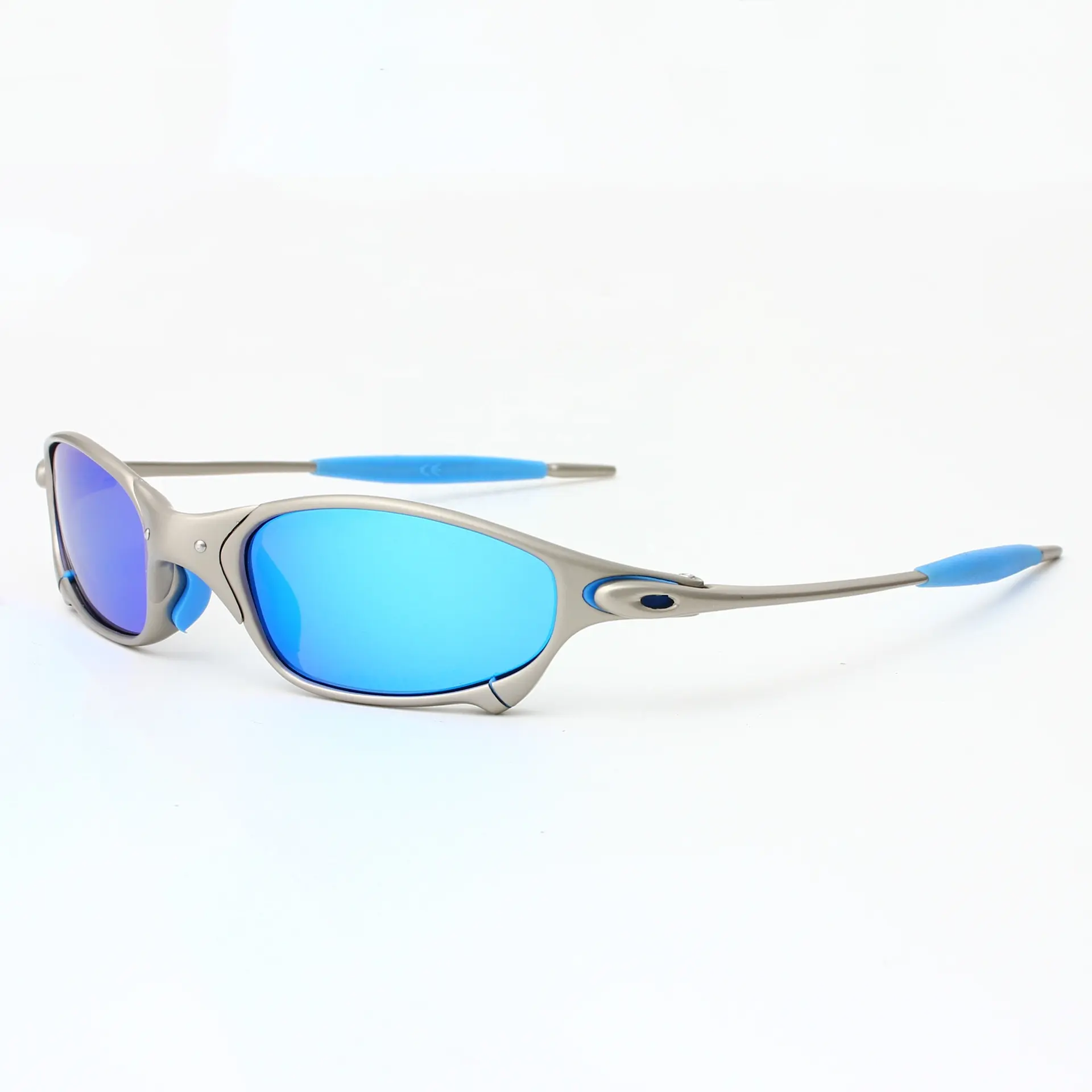 Спортивные металлические солнцезащитные очки для мужчин и женщин квадратные Красочные модные очки для езды и вождения