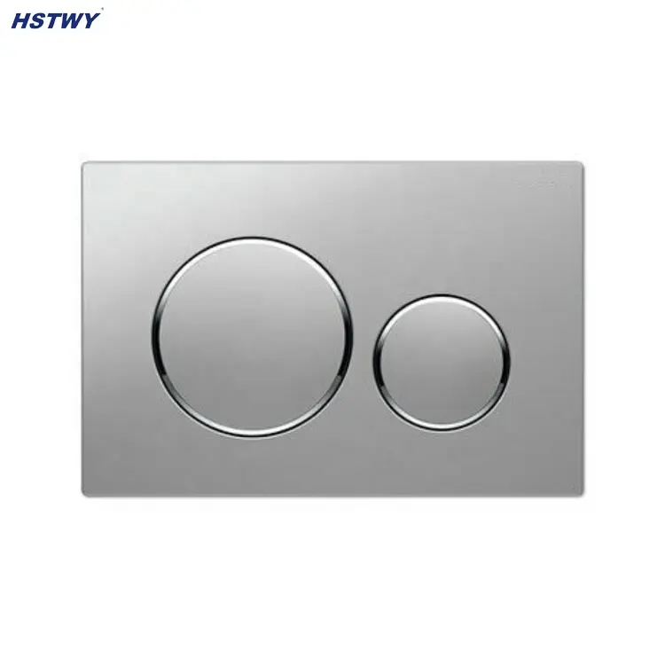 F5090-3 In Wall Cistern Geberit type Two Round Buttons Flush Push Plate can be Fit with Sigma 20