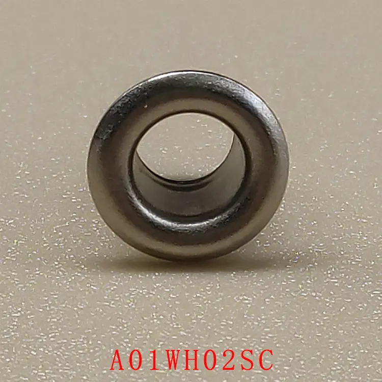 A01WH02SC Iron Nickel White Tubular Semicircle Rivet